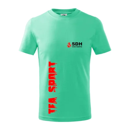 TFA Sport SDH (červený oheň) - Vlastní nápis