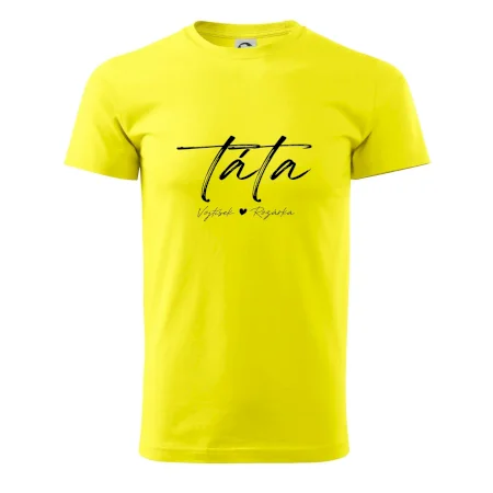 Triko táta psací se jmény dětí