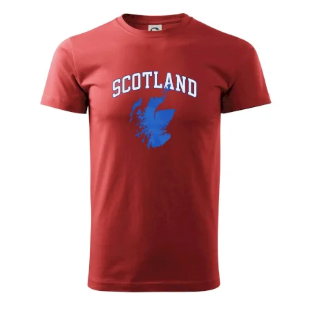 Scotland nápis s mapou