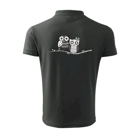Dvě sovy abstraktní