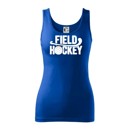 Field hockey míček a nápis
