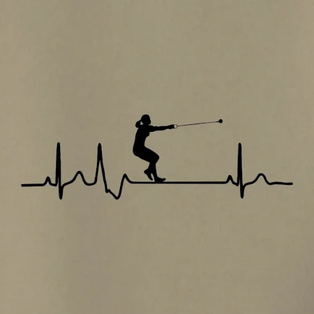 EKG hod kladivem žena