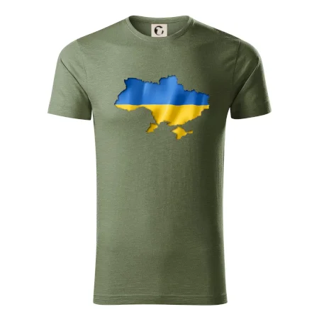 Ukrajina vlajka mapa
