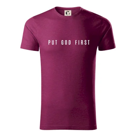 Put God first slabý nápis