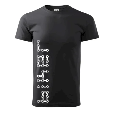Biker nápis na výšku řetěz