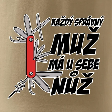 Každý správný muž, má u sebe nůž