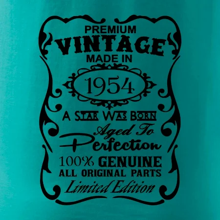 Vintage Etiketa - 1954