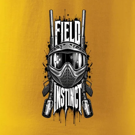 Černobílá maska field instinct paintball