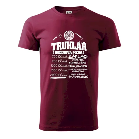 Hodinová mzda truhlář