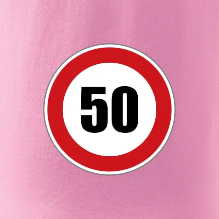 Dopravní značka - omezení rychlosti 50