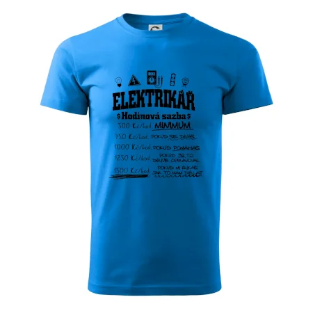 Elektrikář hodinová sazba