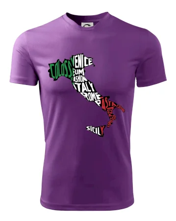 Mapy - názvy měst - Italie