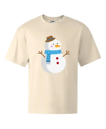 Sněhulák se šálou