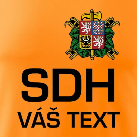 Sbor dobrovolných hasičů - znak bez nápisu + Nápis na zádech