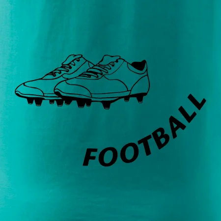 FOOTBALL nápis šikmo