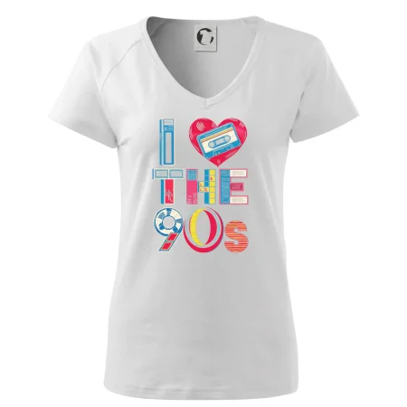 I love 90s - srdce a kazeta