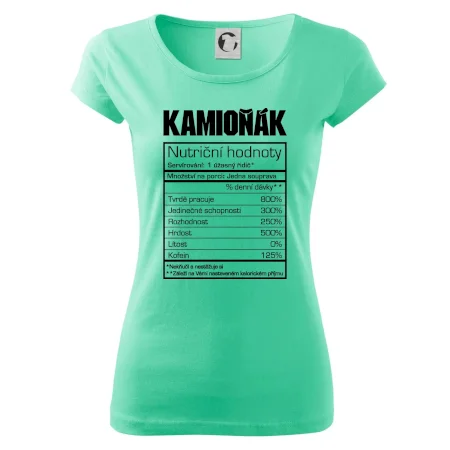 Nutriční hodnoty - Kamioňák