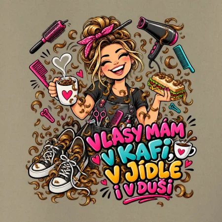 Vlasy mám v kafi v jídle i v duši