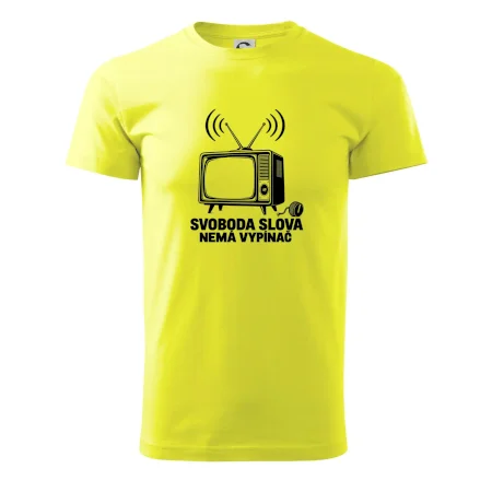 Svoboda slova nemá vypínač retro televize