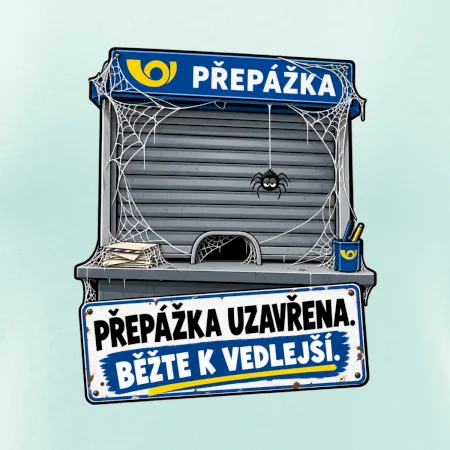 Přepážka uzavřena běžte k vedlejší