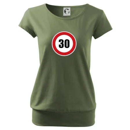 Dopravní značka - omezení rychlosti 30
