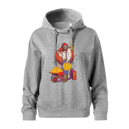 Horník těží bitcoiny
