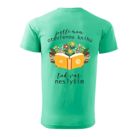 Jestli mám otevřenou knihu, tak vás neslyším