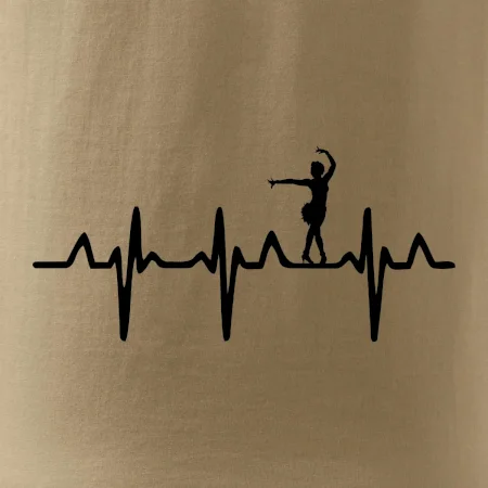 EKG tanečnice salsy