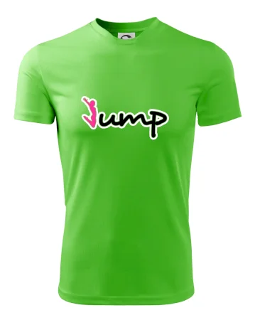 Jump - nápis a panáček