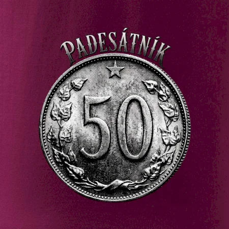 Padesátník 1963 - 1978 s nápisem