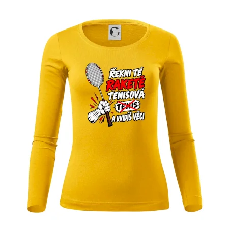 Badmintonová raketa není tenisová