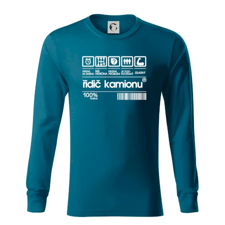 Čárový kód řidič kamionu