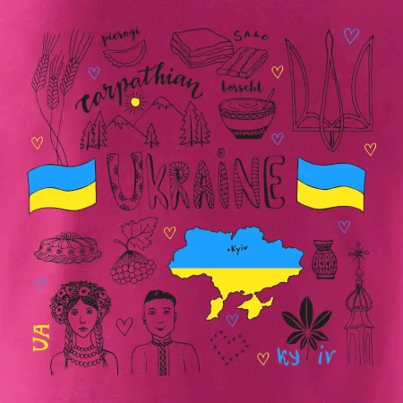 Ukrajina folklor - kreslené obrázky