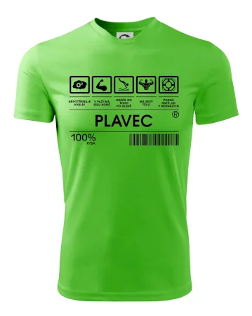 Čárový kód  - Plavec/plavkyně