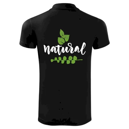 Natural - nápis v listech