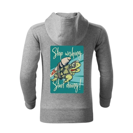 Stop wishing start doing želva