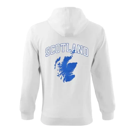 Scotland nápis s mapou