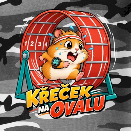 Běžecký křeček na oválu