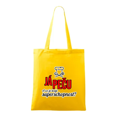 Já peču - tvoje superschopnost? rovný nápis