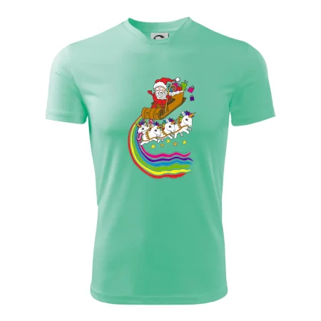 Santa a jednorožci (Pecka design)