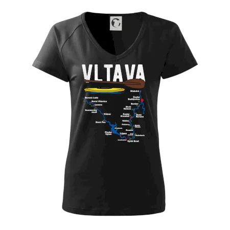 Mapa řeky Vltavy