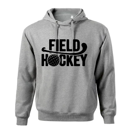 Field hockey míček a nápis