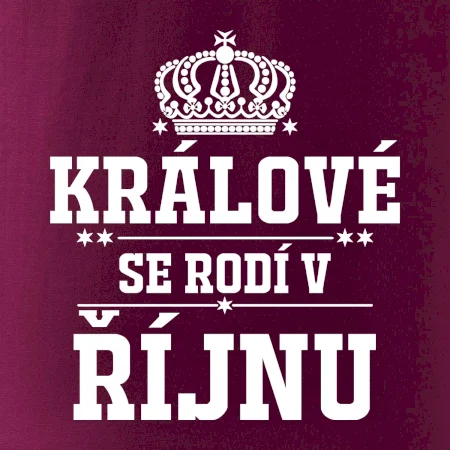 Králové se rodí v řijnu