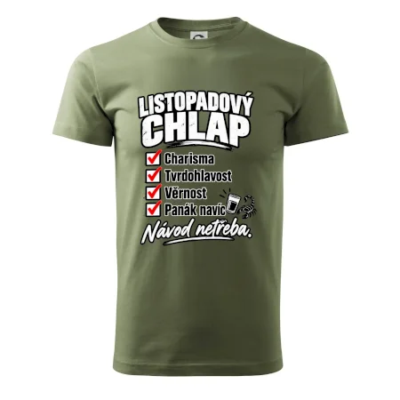 Listopadový chlap charisma a panák navíc
