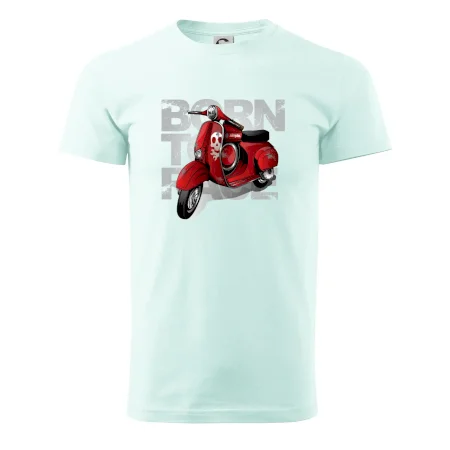 Scooter born to ride red