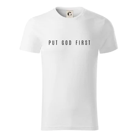 Put God first slabý nápis