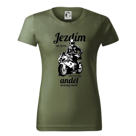 Silniční motorka - jezdím tak rychle, aby mi můj anděl strážný stačil
