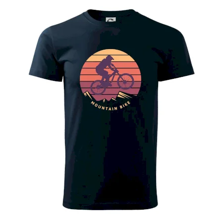MTB barevné kolo západ slunce