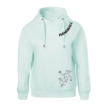 Handball nápis šikmo  - holka