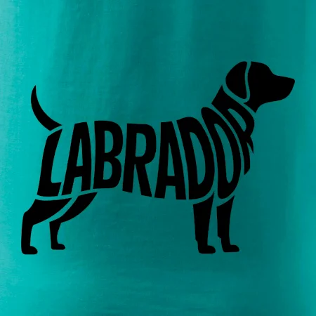 Labrador nápis v těle